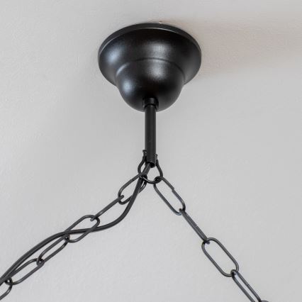 Lustră pe lanț Brilagi KOS 6xE27/60W/230V fag