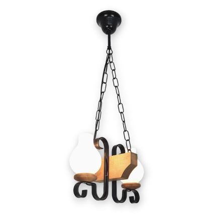 Lustră pe lanț Brilagi QUEEN 2xE14/40W/230V fag