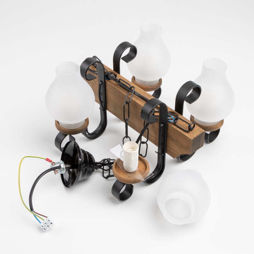 Lustră pe lanț Brilagi QUEEN 4xE14/40W/230V fag