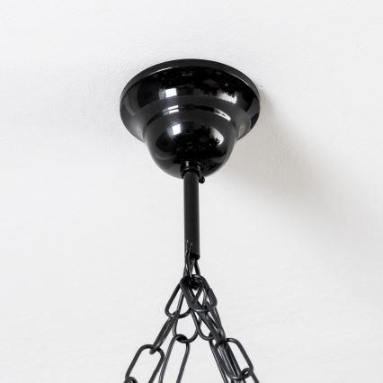 Lustră pe lanț Brilagi QUEEN 4xE14/40W/230V fag/nuc