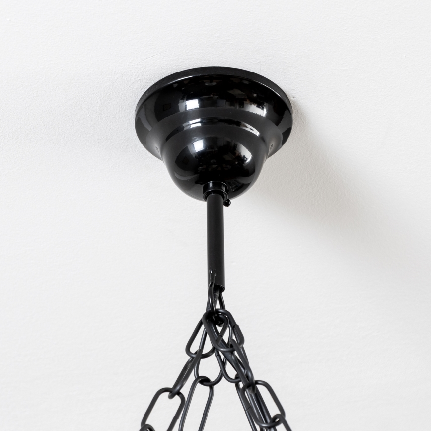 Lustră pe lanț Brilagi QUEEN 4xE14/40W/230V fag/nuc