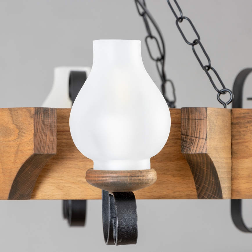 Lustră pe lanț Brilagi QUEEN 6xE14/40W/230V fag