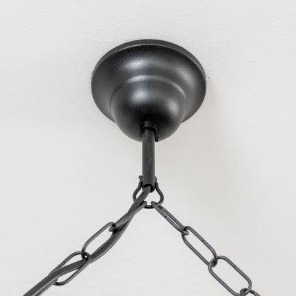 Lustră pe lanț Brilagi RUSTIC 6xE14/40W/230V fag/nuc