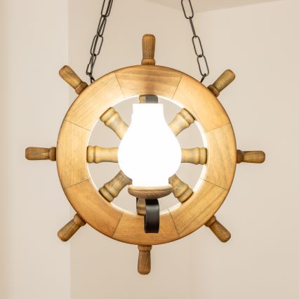 Lustră pe lanț Brilagi TIMONA 2xE14/40W/230V fag