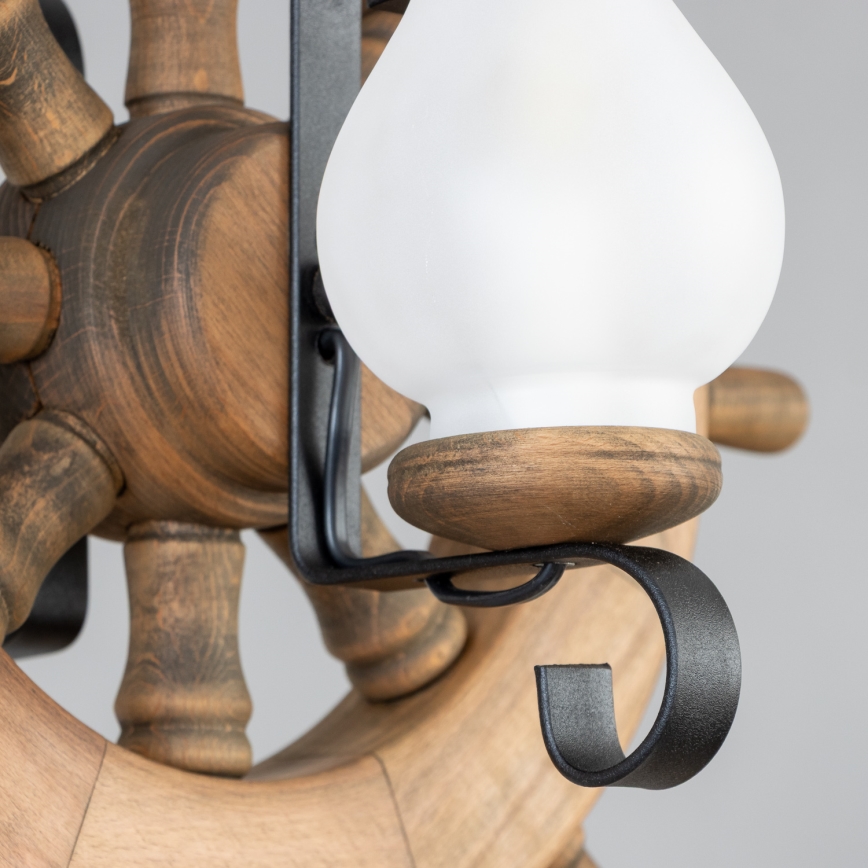 Lustră pe lanț Brilagi TIMONA 2xE14/40W/230V fag