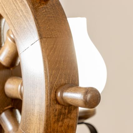 Lustră pe lanț Brilagi TIMONA 2xE14/40W/230V fag/nuc