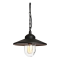 Lustră pe lanț de exterior KLAMPENBORG 1xE27/60W/230V IP44 Elstead