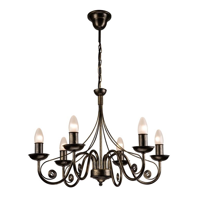 Lustră pe lanț DONATO 6xE14/40W/230V