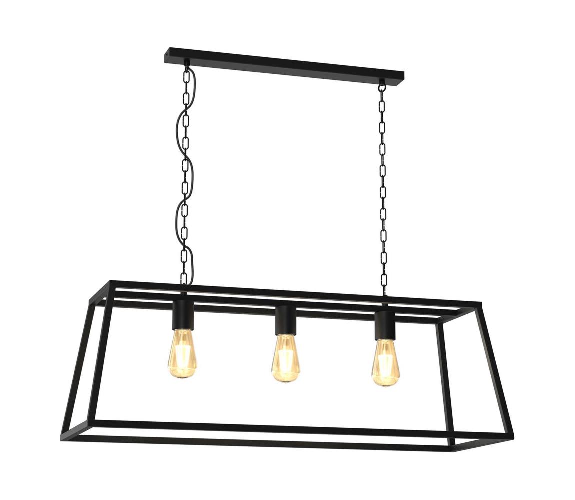 Lustră pe lanț FRAME 3xE27/60W/230V