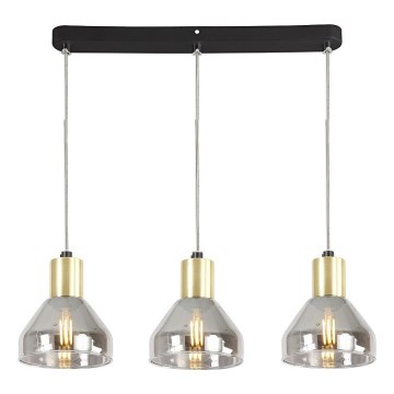 Lustră pe lanț GREGORY 3xE14/40W/230V