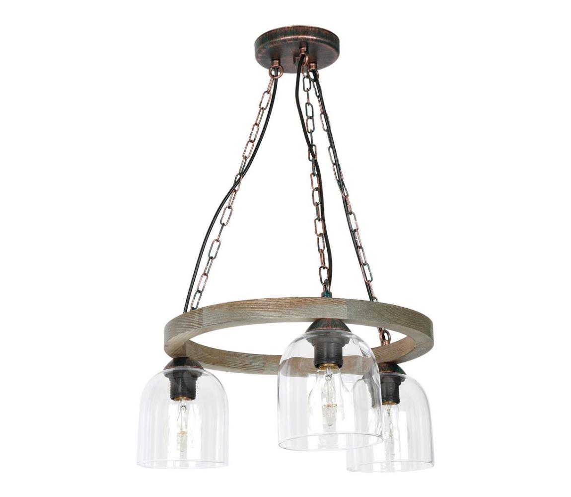 Lustră pe lanț HAKON 3xE27/60W/230V