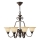 Lustră pe lanț Hinkley CELLO 6xE27/60W/230V