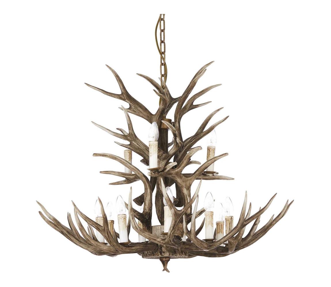 Lustră pe lanț Ideal Lux CHALET 12×E14/40W/230V