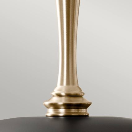 Lustră pe lanț Kichler DELAROSA 1xE27/60W/230V negru/alamă