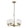 Lustră pe lanț Kichler WINSLOW 5xE27/60W/230V d. 50,2 cm alamă