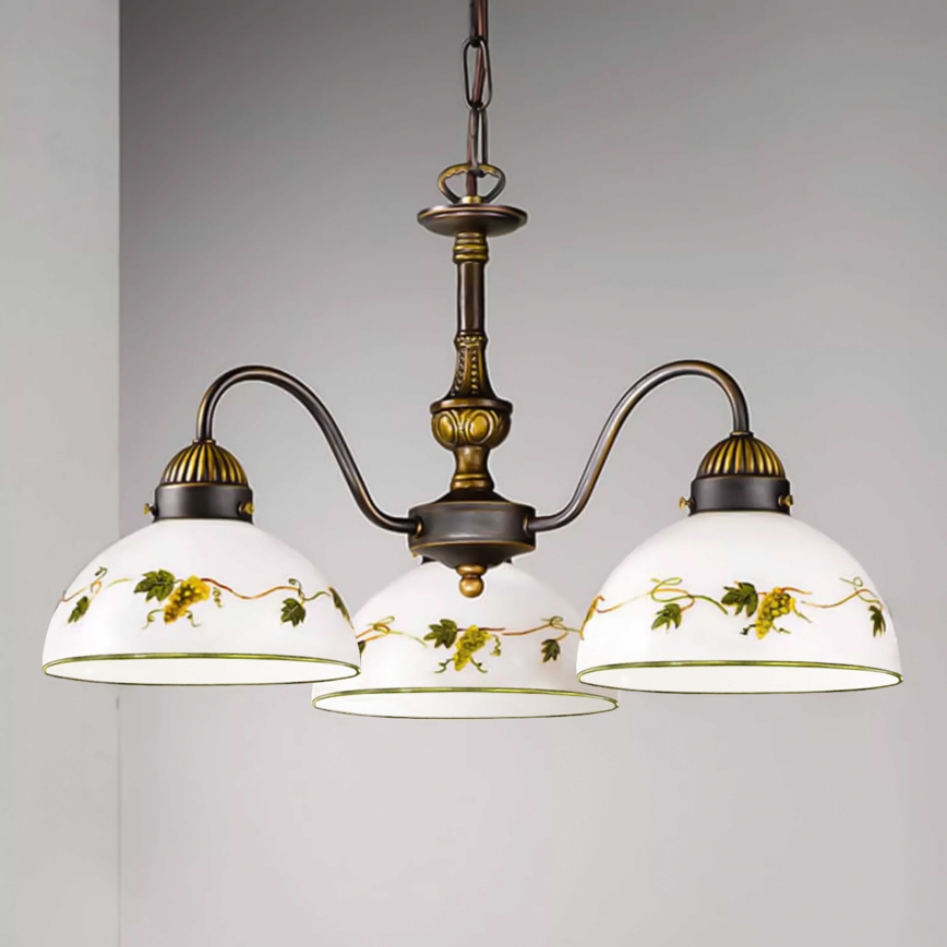 Lustră pe lanț Kolarz 731.83.122 NONNA 3xE27/75W/230V struguri