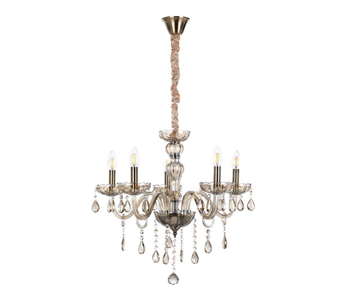 Lustră pe lanț LINDA 5xE14/6W/230V ONLI