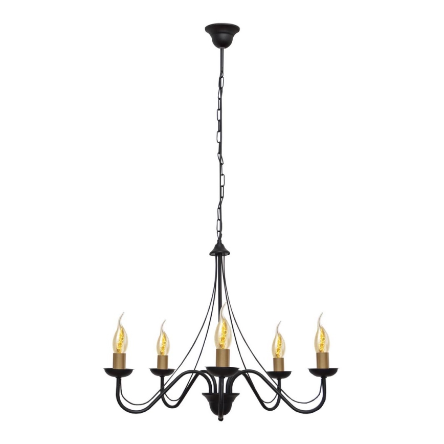 Lustră pe lanț MALBO 5xE14/60W/230V