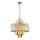Lustră pe lanț MARGOT 9xE14/40W/230V d. 55 cm auriu