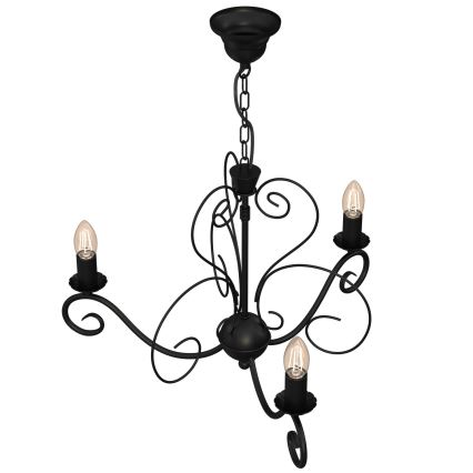 Lustră pe lanț MAURO 3xE14/60W/230V