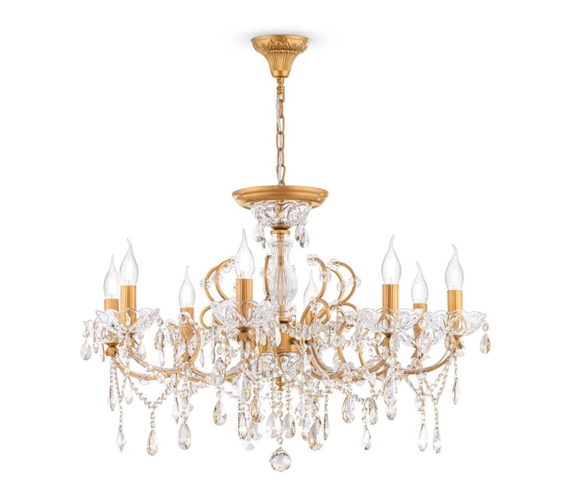 Lustră pe lanț Maytoni DIA004-08-G SEVILLA 8xE14/60W/230V