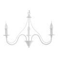 Lustră pe lanț MINERWA 3 3xE14/40W/230V alb