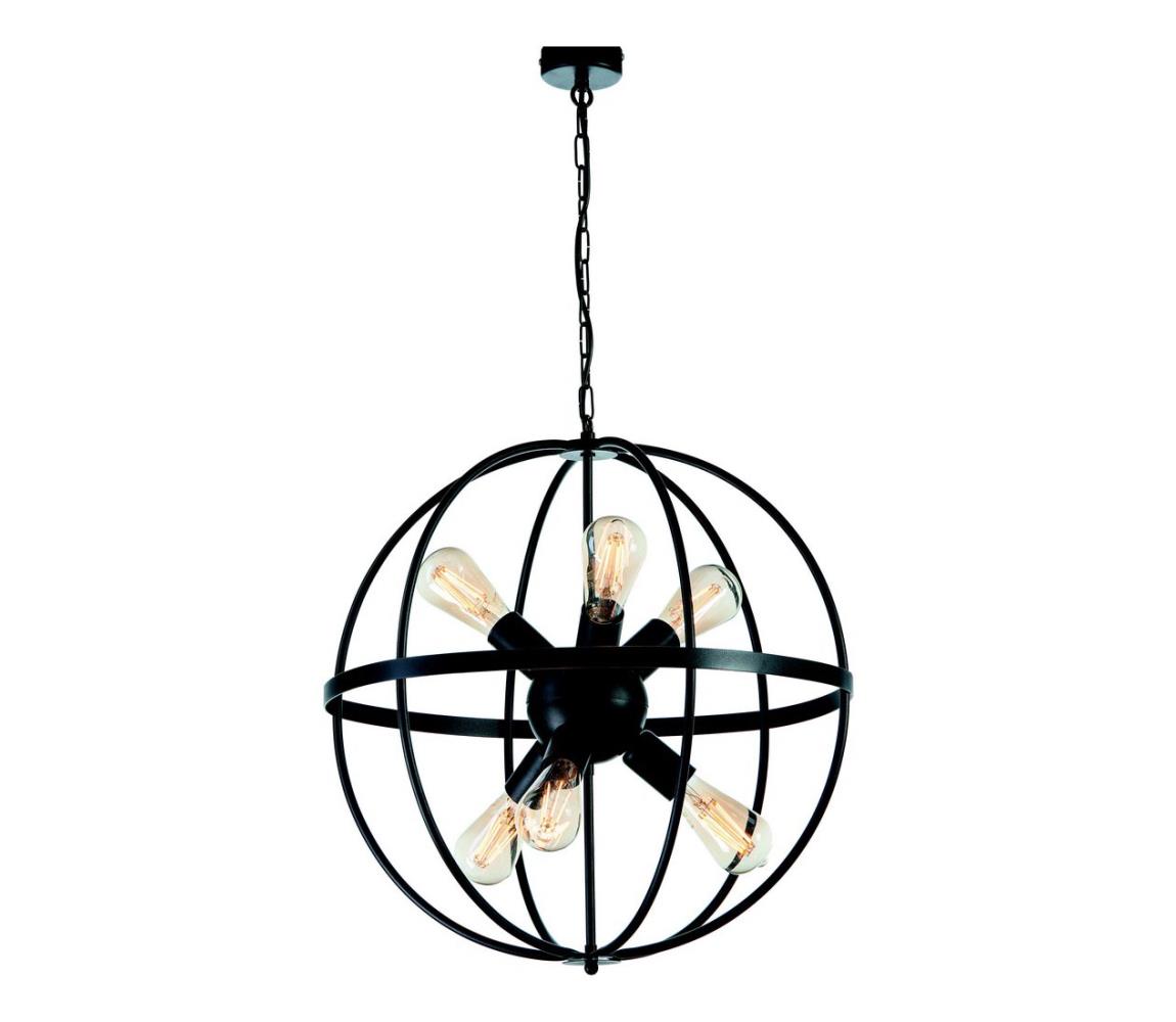 Lustră pe lanț MODENA 6xE27/60W/230V