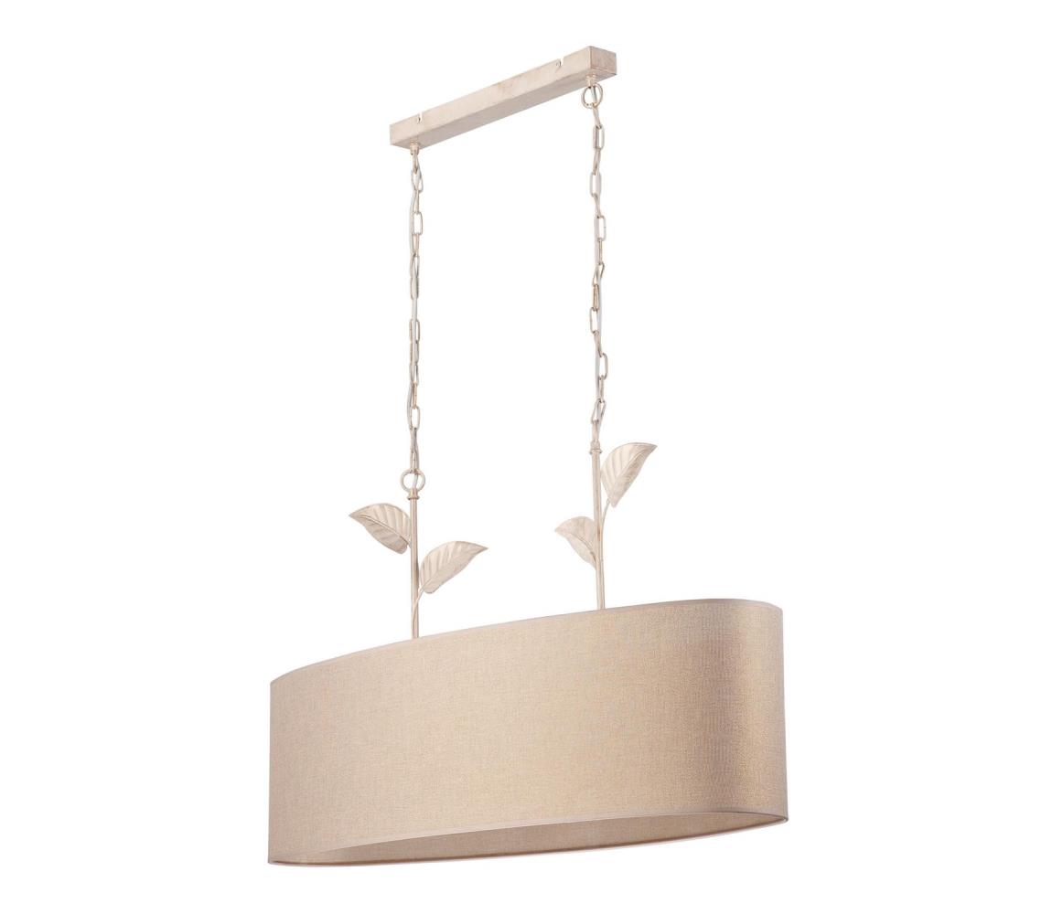 Lustră pe lanț NOEMI 2xE27/60W/230V auriu