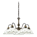 Lustră pe lanț NONNA 5xE27/75W/230V verde Kolarz 731.85.21