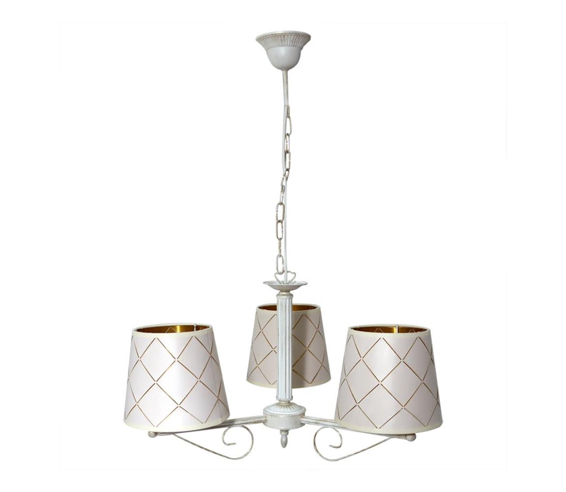 Lustră pe lanț PRESTIGE 3xE27/15W/230V