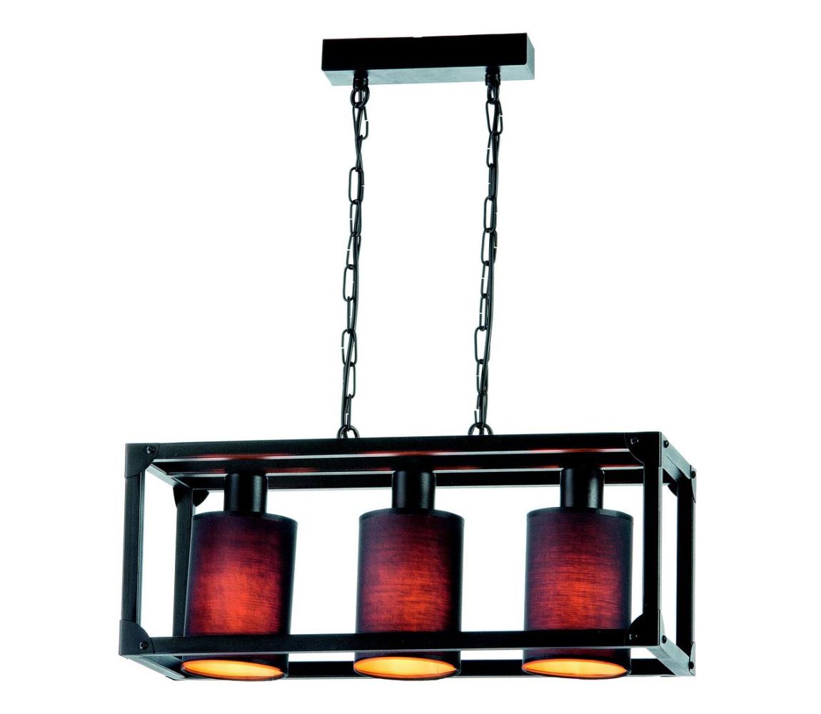 Lustră pe lanț SEVILLE 3xE27/60W/230V