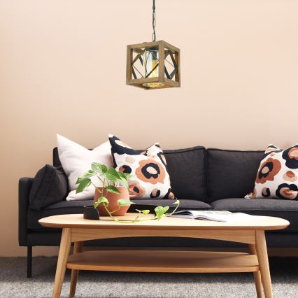 Lustră pe lanț ZIKZAK 1xE27/60W/230V