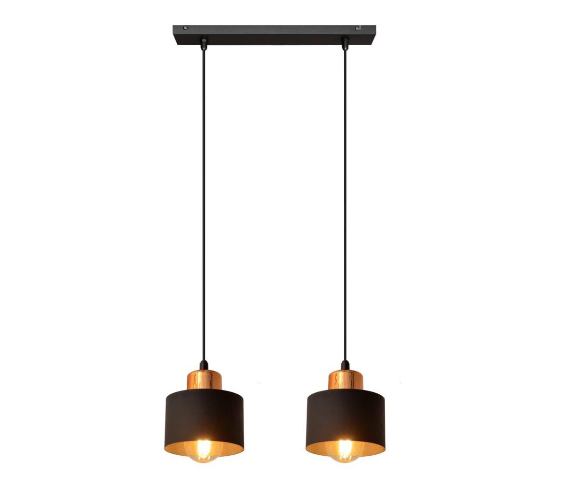 Lustră pe sfoară EDISON 2xE27/60W/230V