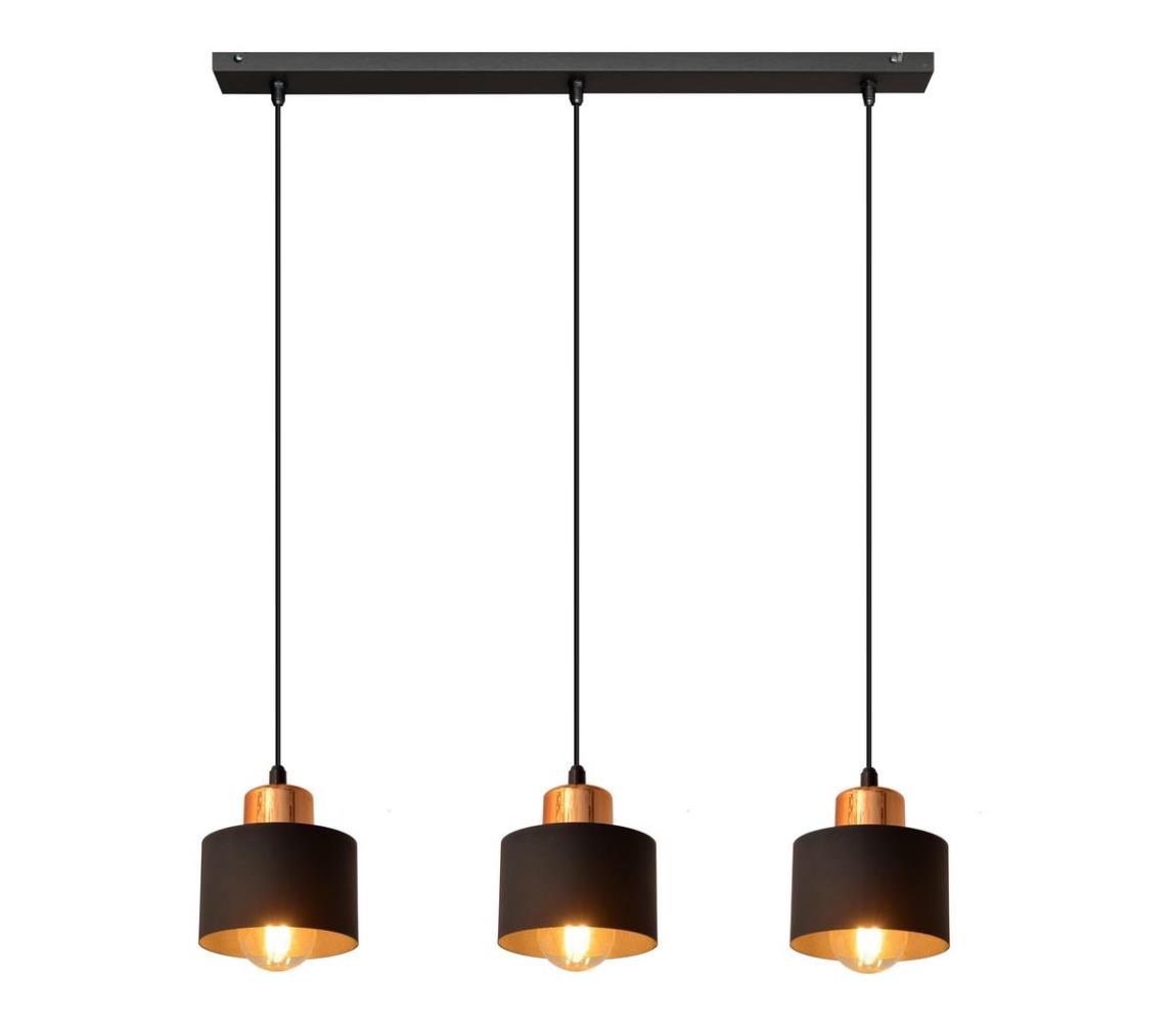 Lustră pe sfoară EDISON 3xE27/60W/230V