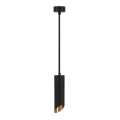 Lustră pe tijă 1xGU10/35W/230V 20 cm neagră