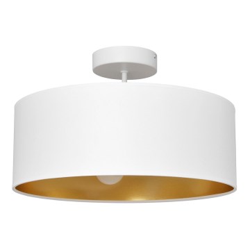 Lustră pe tijă ALBA 3xE27/15W/230V albă/aurie