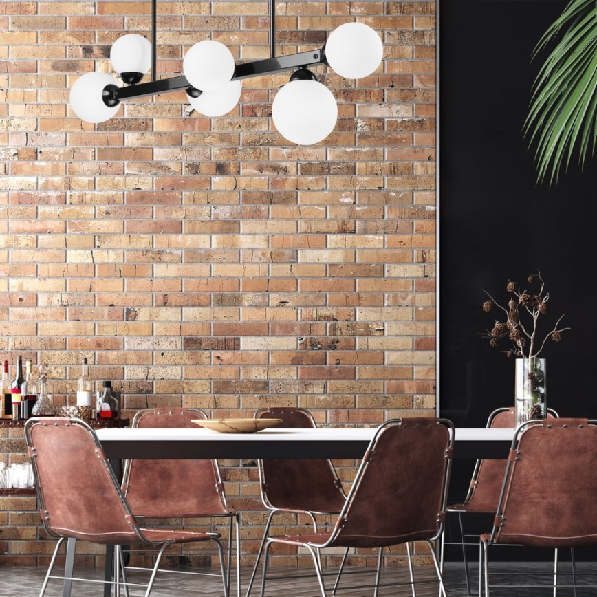 Lustră pe tijă ASTRO 6xG9/5W/230V neagră