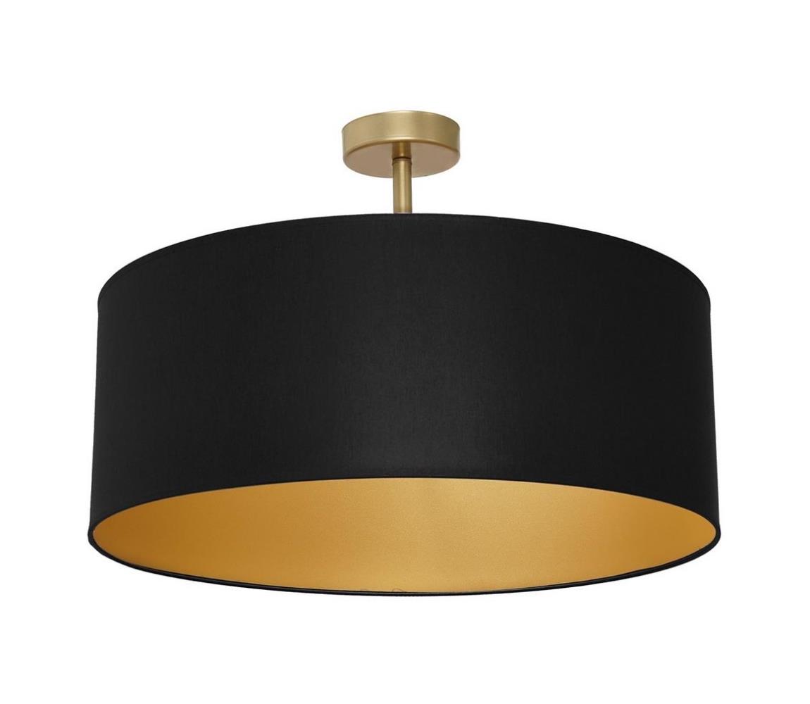 Lustră pe tijă BEN 3xE27/60W/230V neagră/aurie