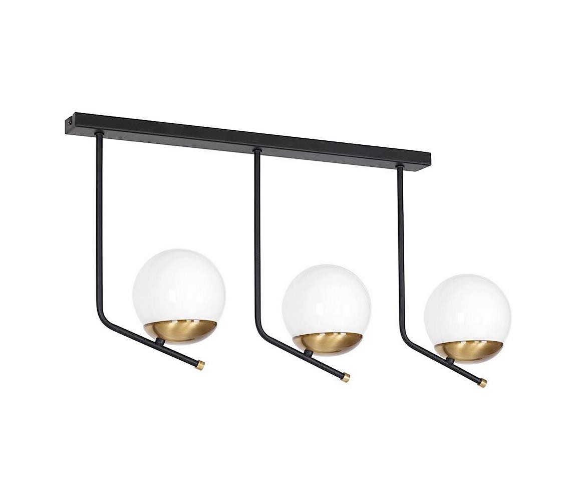 Lustră pe tijă CARINA 3xE14/40W/230V negru