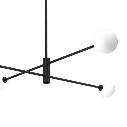 Lustră pe tijă DORI 4xG9/25W/230V neagră