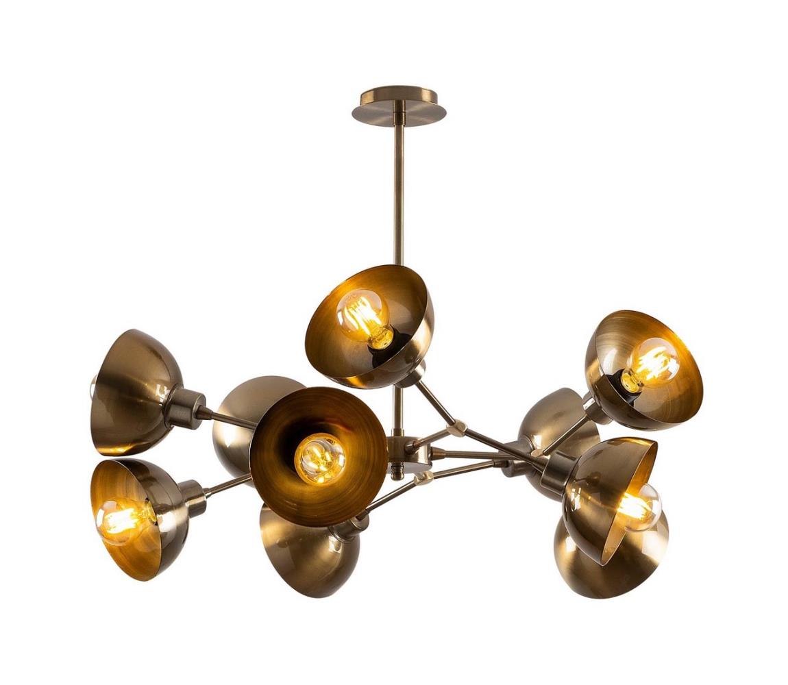 Lustră pe tijă DRAM 10xE27/40W/230V