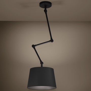 Lustră pe tijă Eglo 1xE27/40W/230V negru