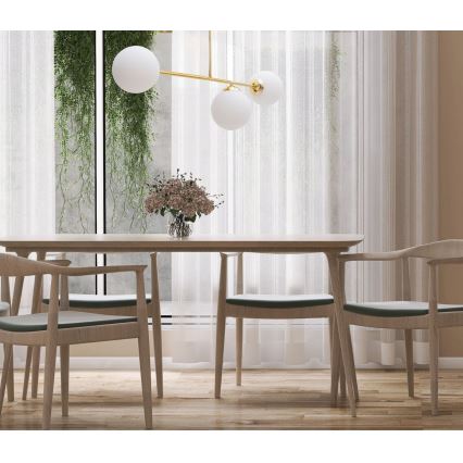 Lustră pe tijă FIRA 3xE27/60W/230V auriu