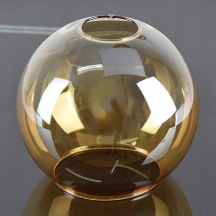 Lustră pe tijă FLEX 3xE27/60W/230V negru/negru fumuriu/bej fumuriu/transparent