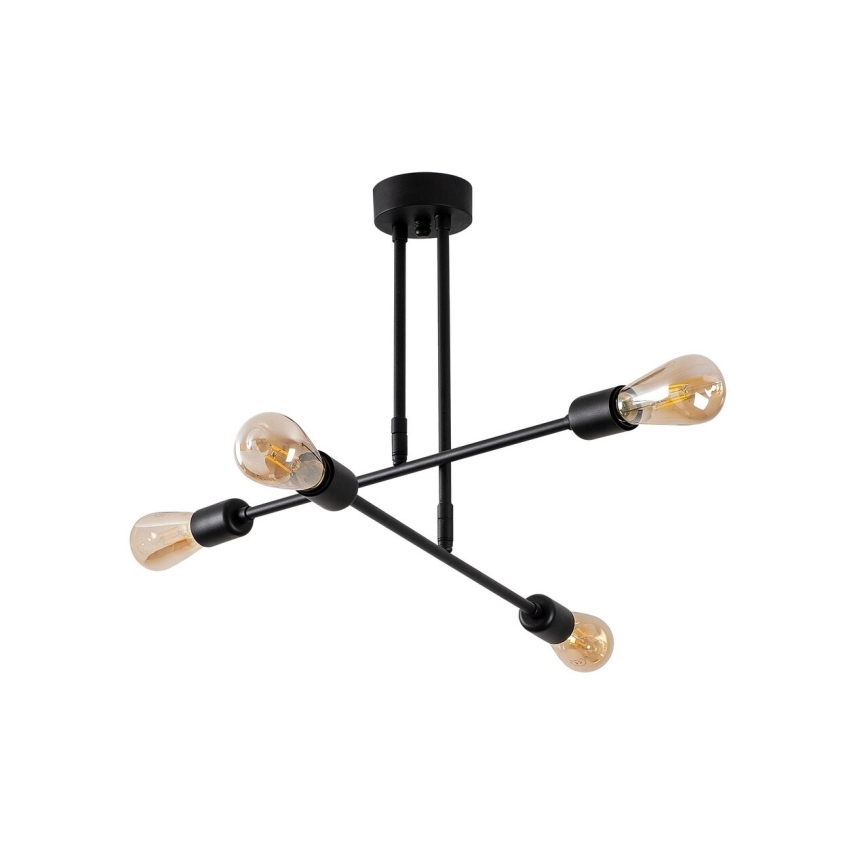 Lustră pe tijă FLOWER 4xE27/40W/230V