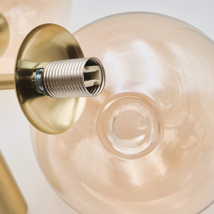 Lustră pe tijă GEORGIA 7xE14/5W/230V