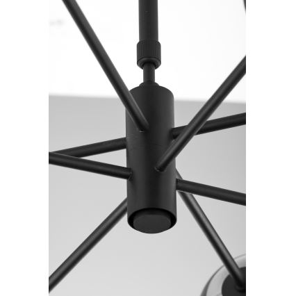 Lustră pe tijă Jupiter 1994 MOKA 4xGU10/10W/230V + 4xG9/10W/230V negru/bej