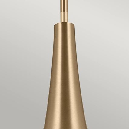 Lustră pe tijă Kichler DEELA 1xE27/60W/230V d. 17,8 cm alamă