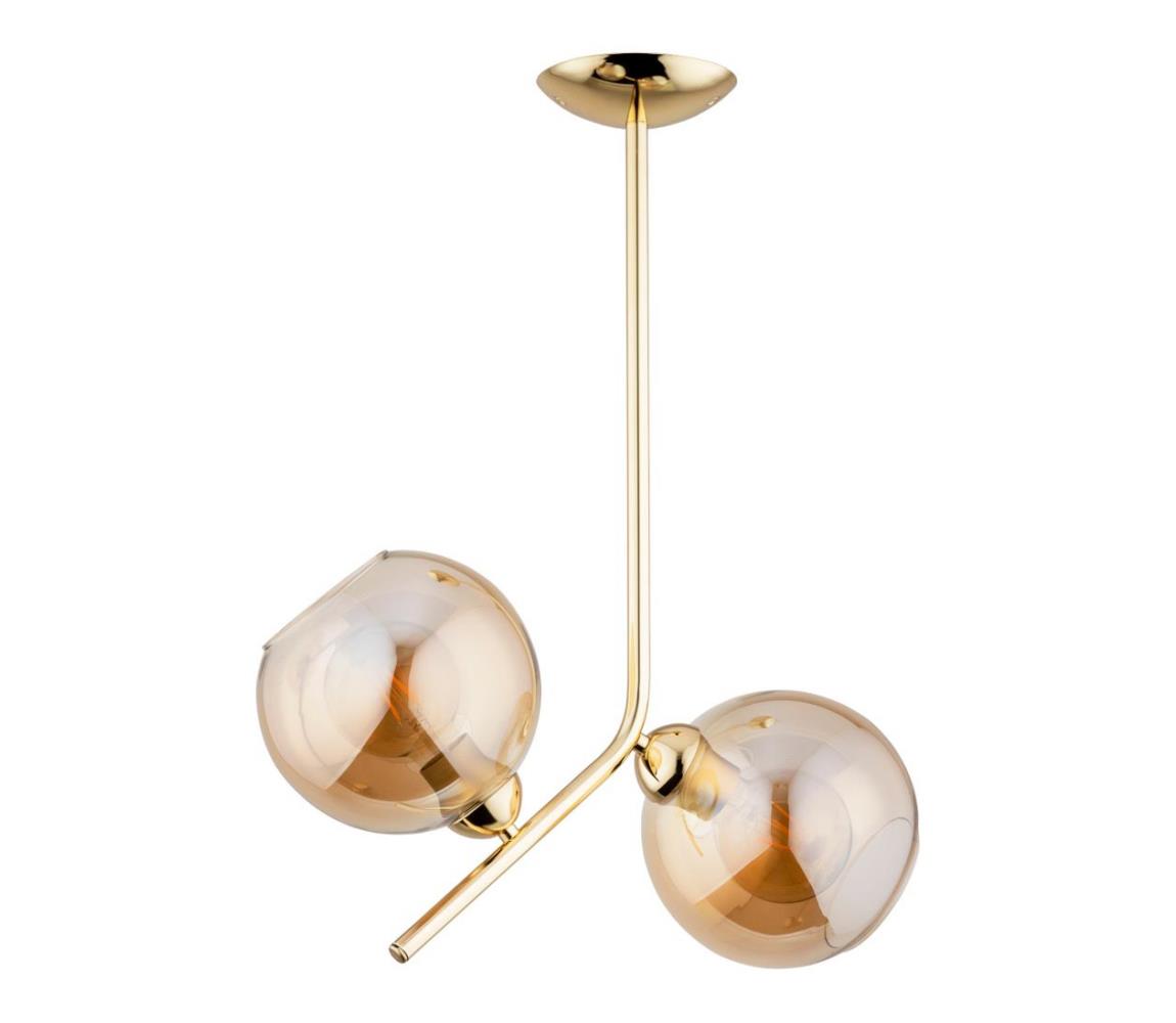 Lustră pe tijă LALEN 2xE27/60W/230V bej