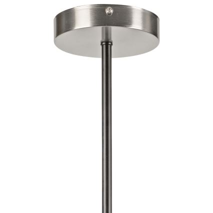 Lustră pe tijă LILOU 4xE14/5W/230V crom mat/fumuriu